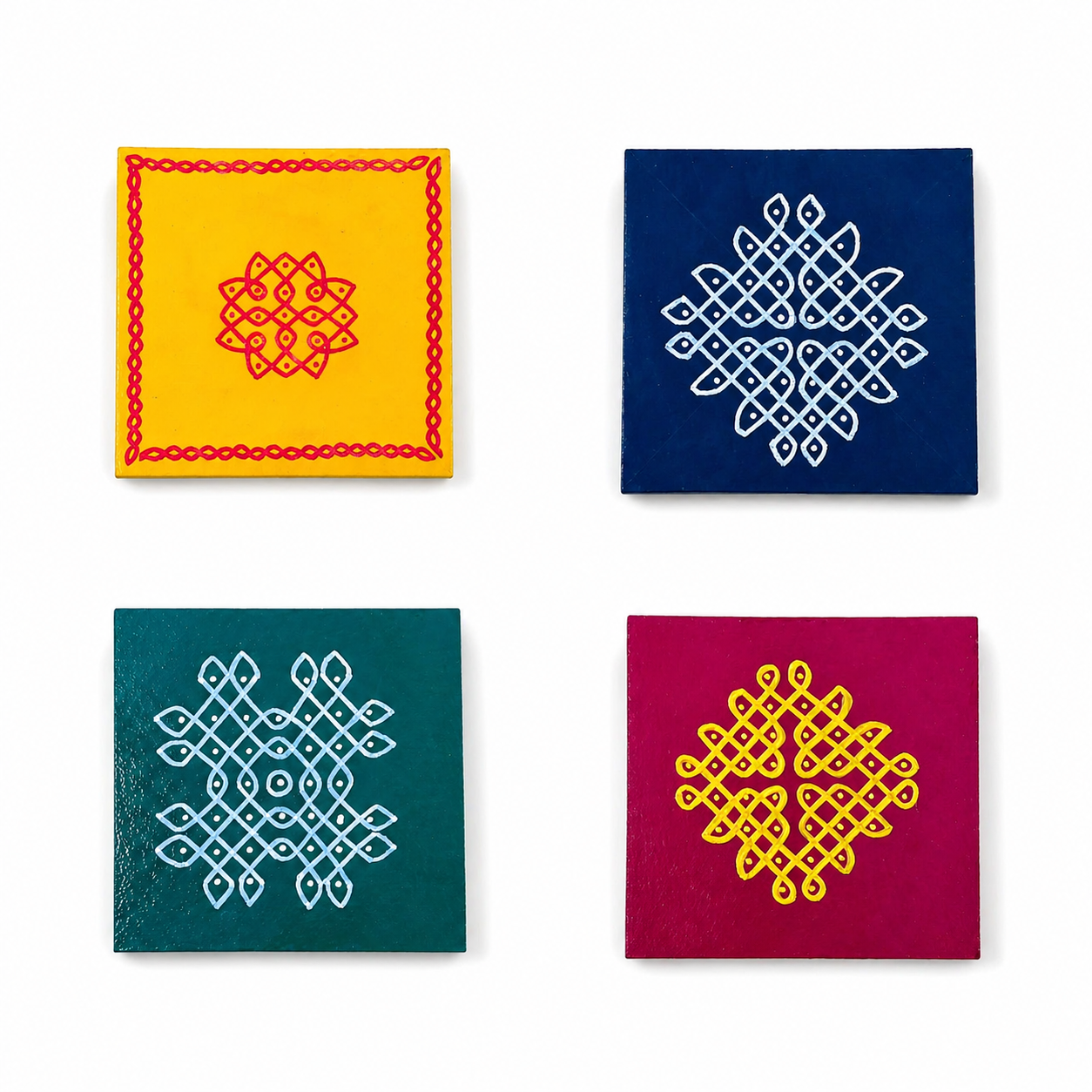 handmade wooden chowki 5x5 inch
